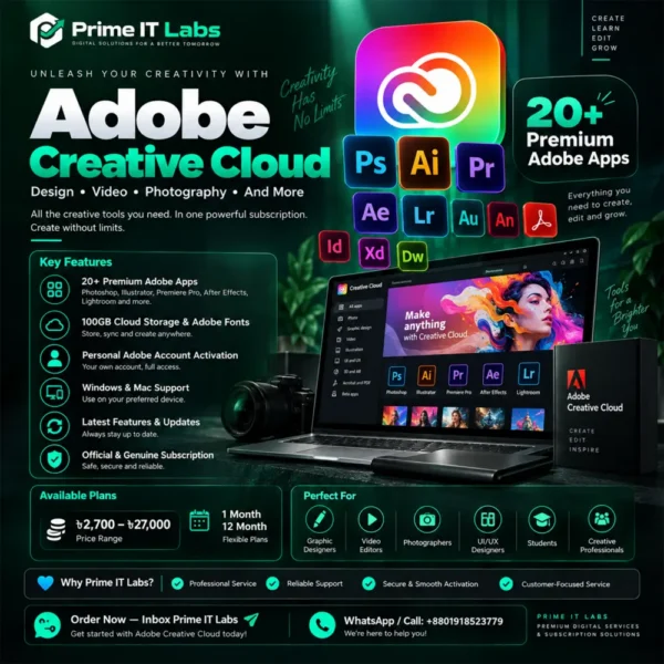 Adobe Crative cloud Adobe Creative Cloud